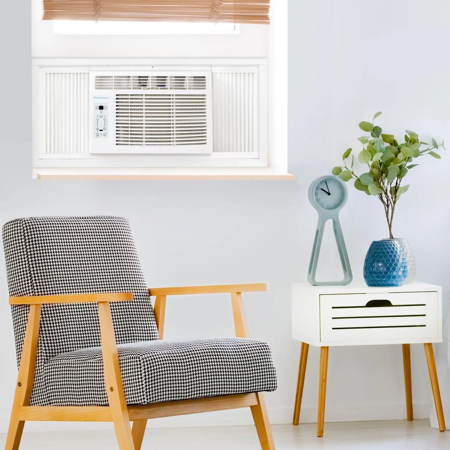 5,000 BTU Window Air Conditioner With Dehumidifier For Small Rooms