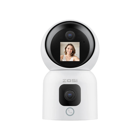 ZOSI 360 Smart Home Security Camera AI Tracking Night Vision