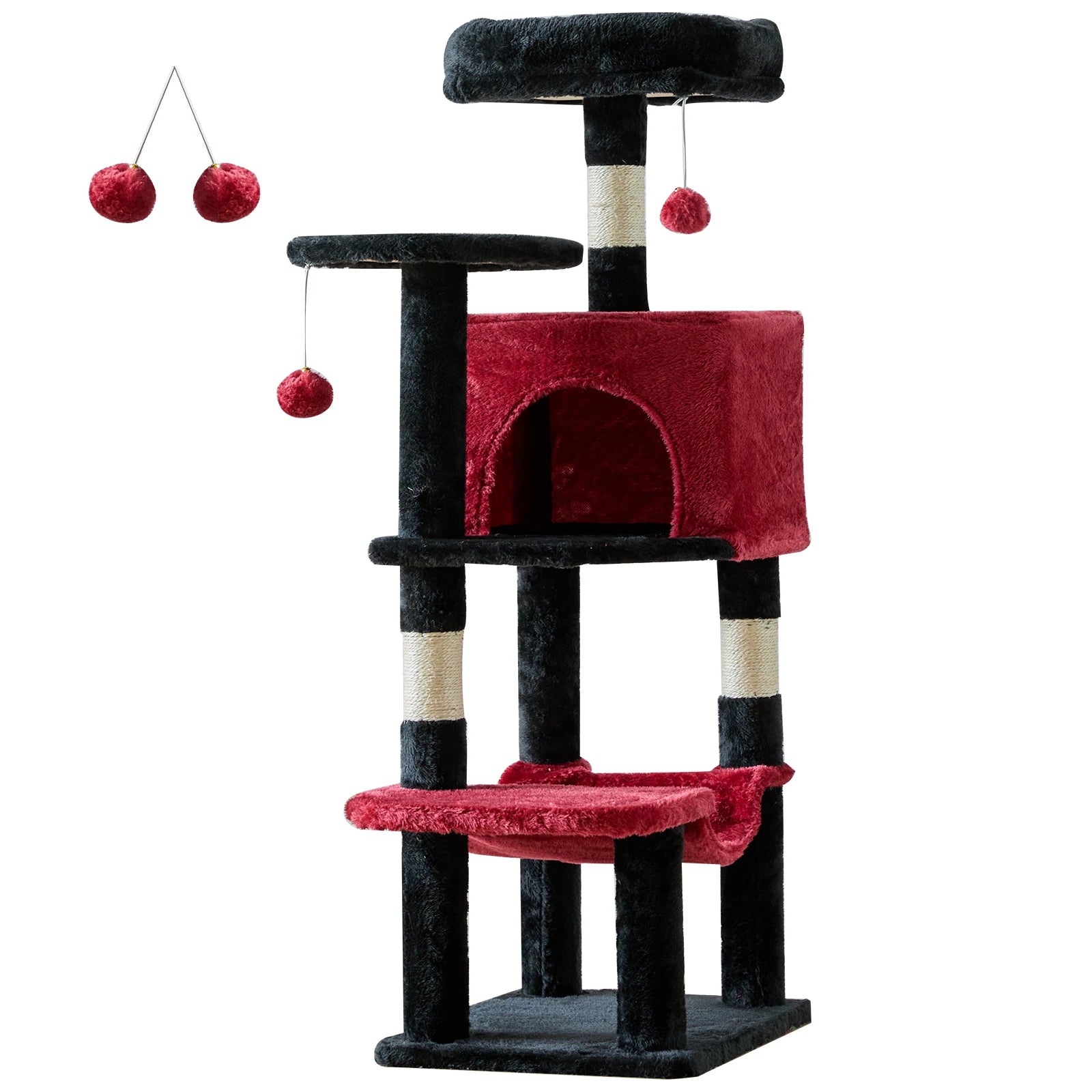 JHK Cat Tree Tower For Indoor MultiCat Scratching Posts