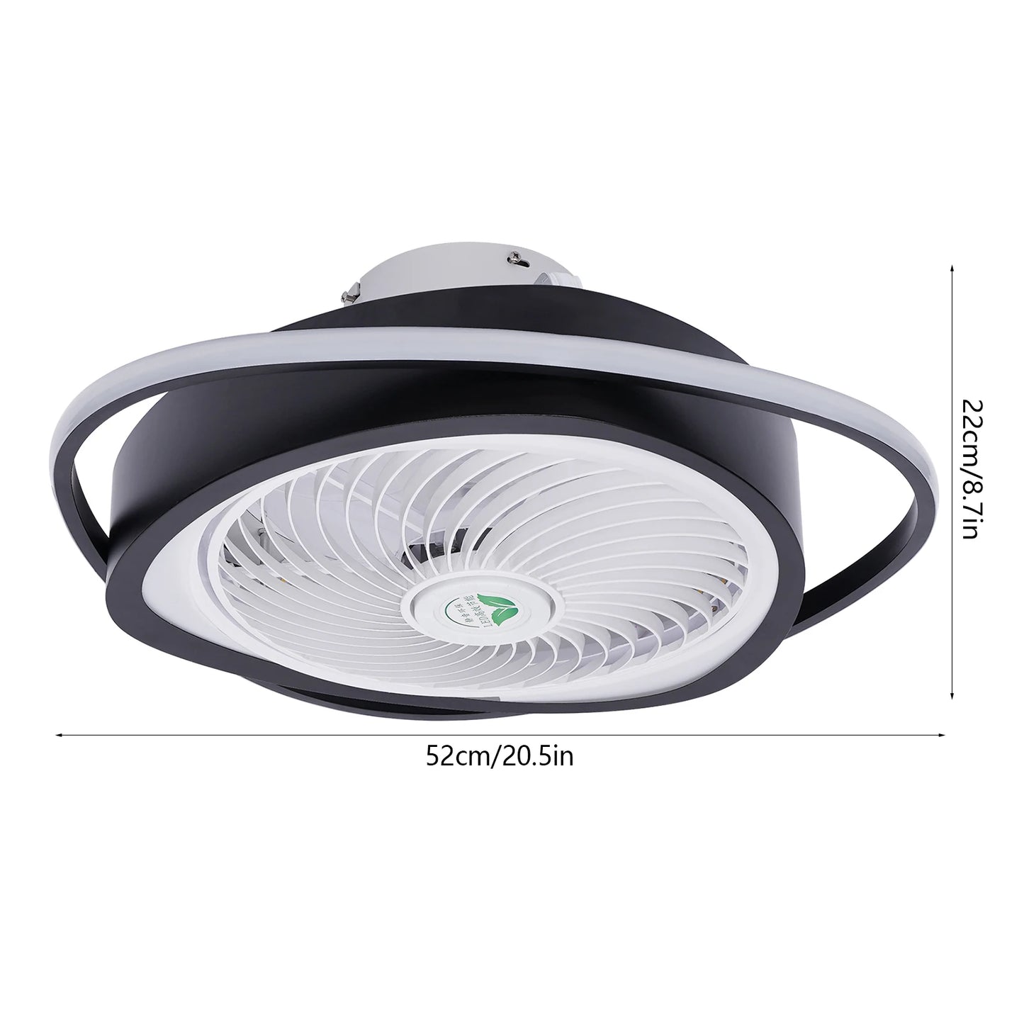 Ceiling Fan With Light LED Remote Control Dimmable