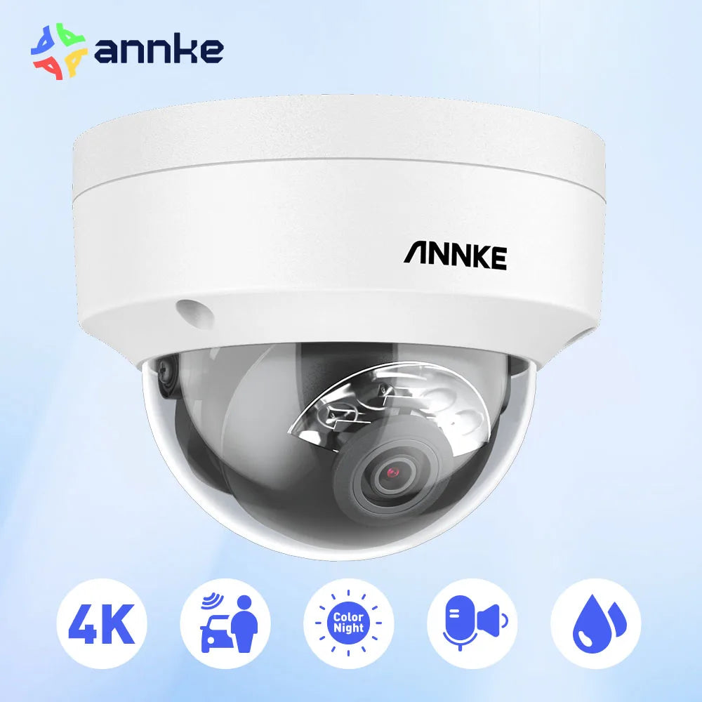 ANNKE 8MP 4K IP Camera With PoE And Motion Detection