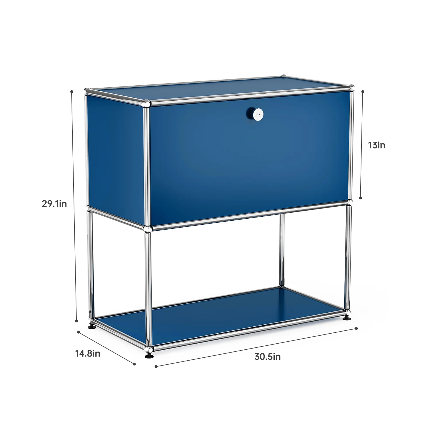 Modern Stainless Steel Storage Cabinet For Living Room And Home Office TV Stand