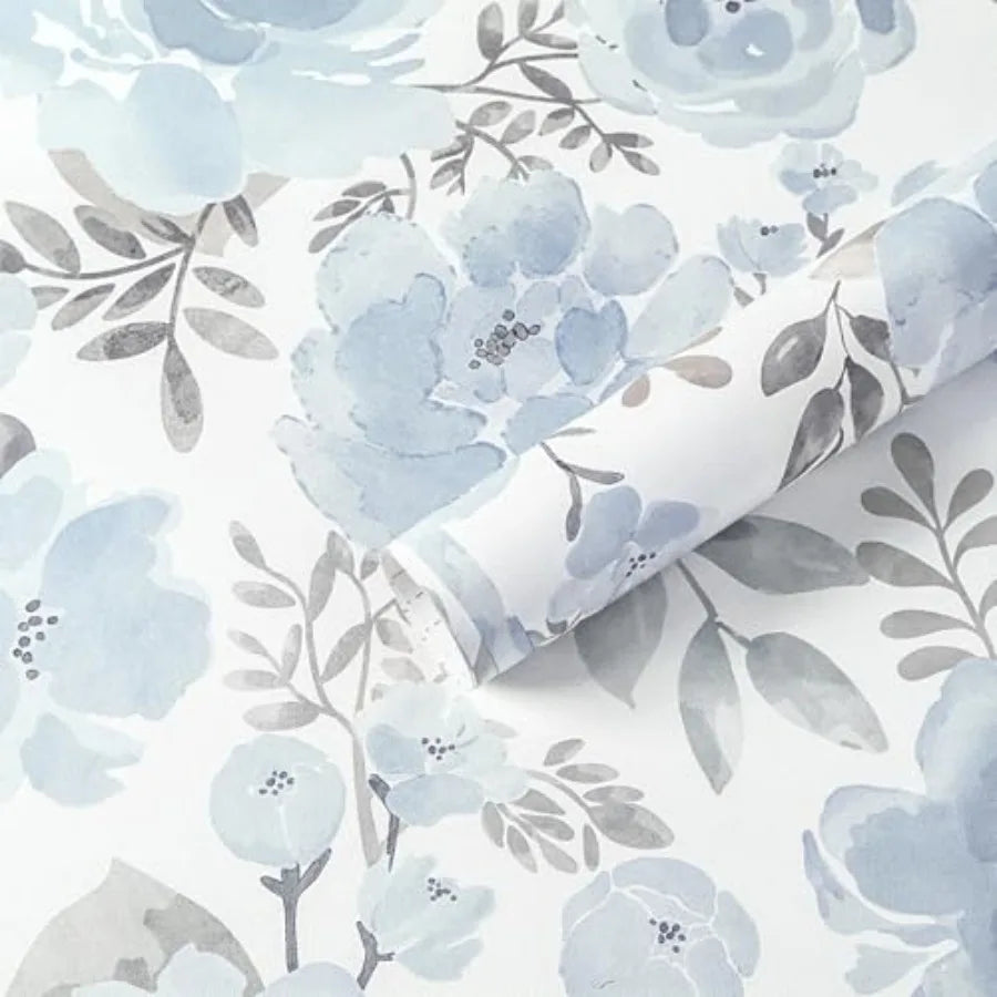 Peel Stick Floral Wallpaper Boho Watercolor Waterproof Removable Self Adhesive