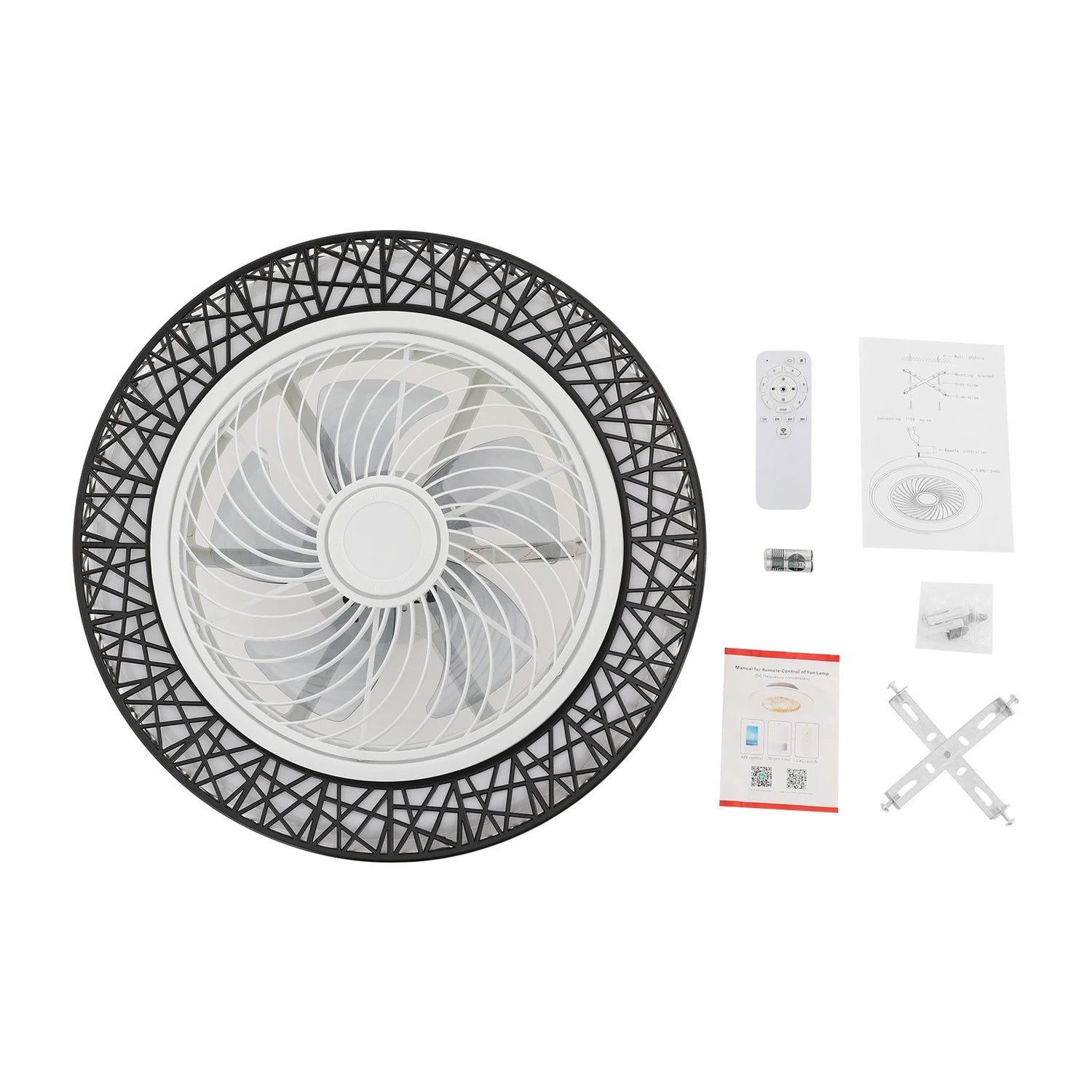 Modern Ceiling Fan Light With Remote Control For Living Spaces