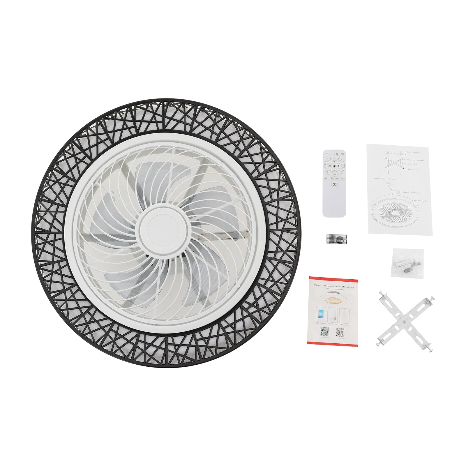 Modern Ceiling Fan Light With Remote Control For Living Spaces