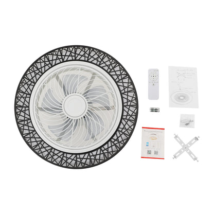 Modern Ceiling Fan Light With Remote Control For Living Spaces