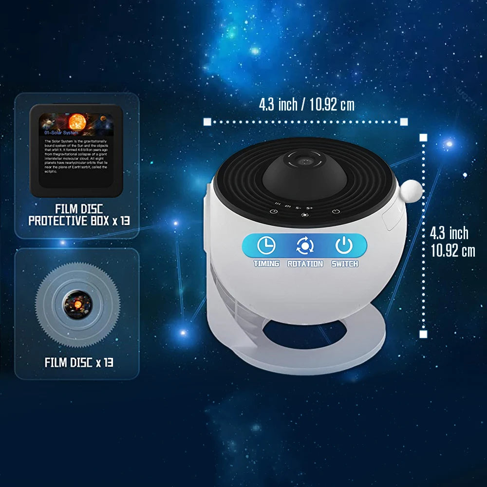 Aiopp 13 In 1 Star Projector Galaxy Night Light Bedroom