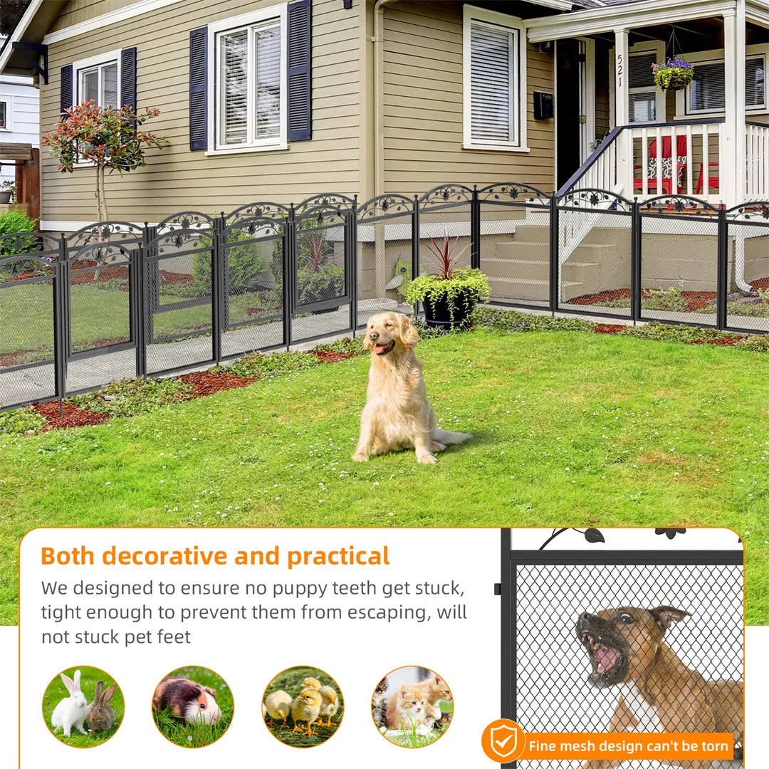 Bingopaw 8-Panel Heavy Duty Dog Playpen For Indoor Outdoor Use