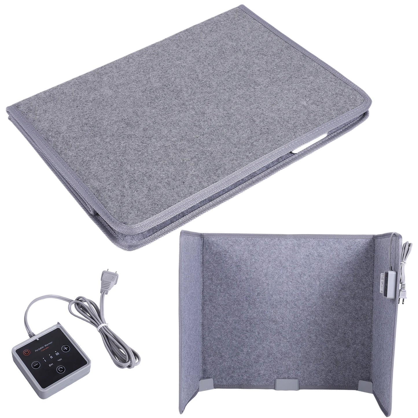 Portable Space Heater Under Desk With Thermostat And Timer For Office And Home