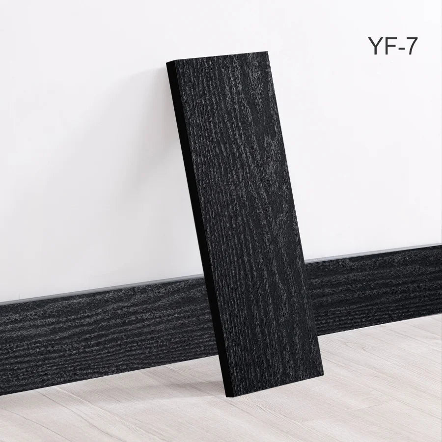 Self-Adhesive Wooden Wall Stickers Skirting Lines 10pcs