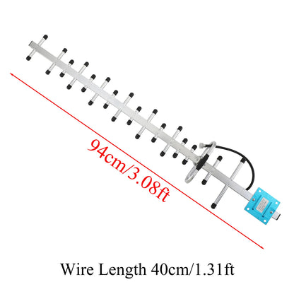 LYNNDM 19/20dBi Yagi Antenna 698-2700MHz N Female External Outdoor