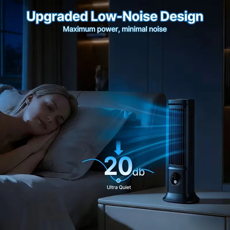 AOFEN Bladeless Smart Air Circulation Tower Fan For Desk