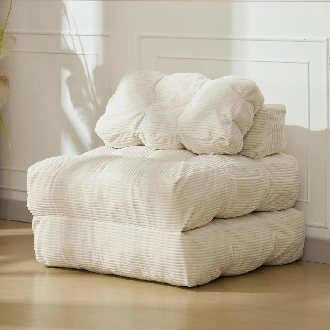 HiMISS Convertible Sleeper Sofa Bed With Pillow And Storage