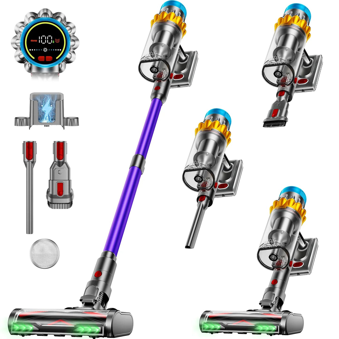 VAKERR X15 Pro Cordless Vacuum Cleaner 65KPA Suction
