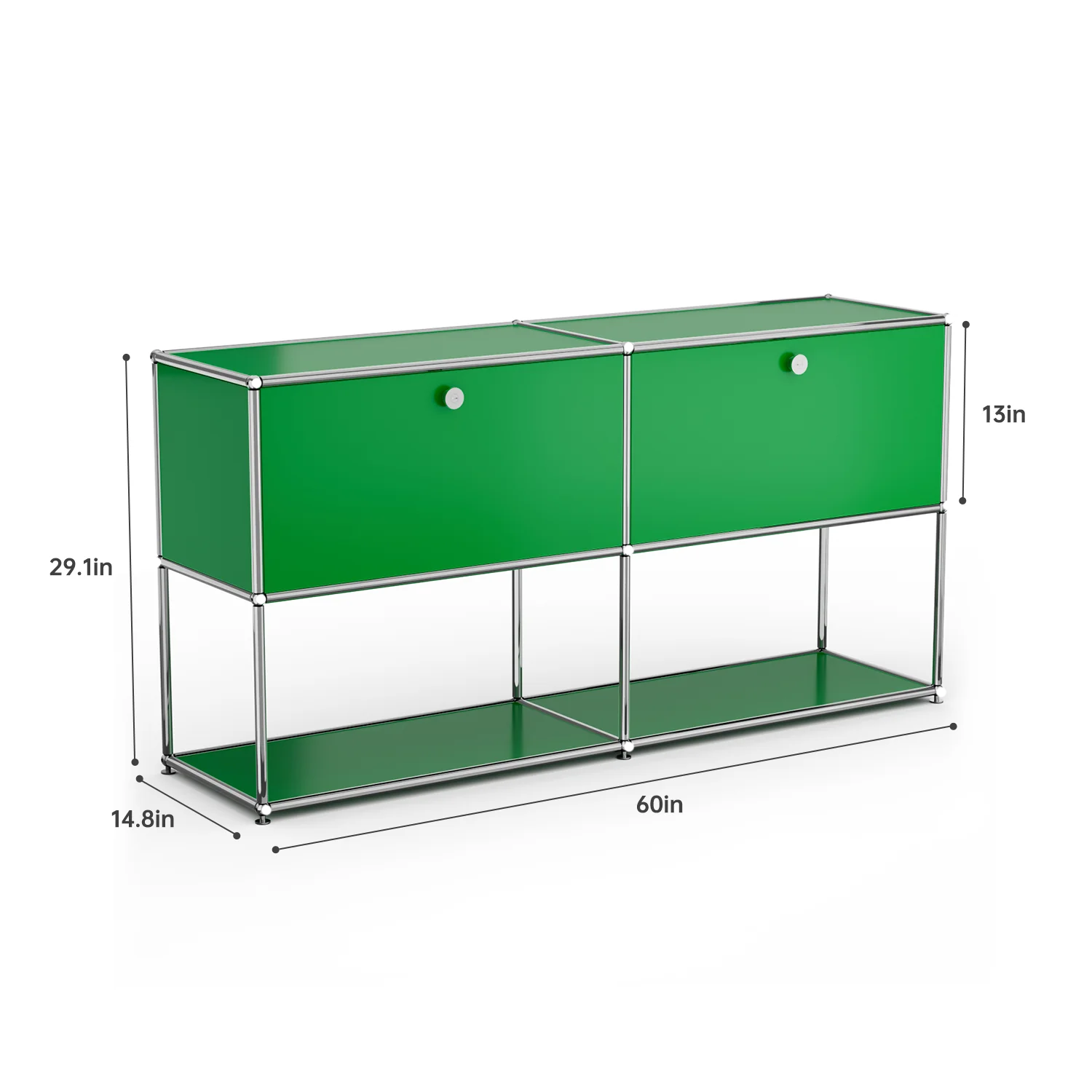 Modern Stainless Steel Storage Cabinet For Living Room And Home Office TV Stand