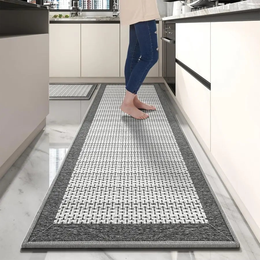 Non Slip Kitchen Rug Set, Absorbent And Washable, Non Skid