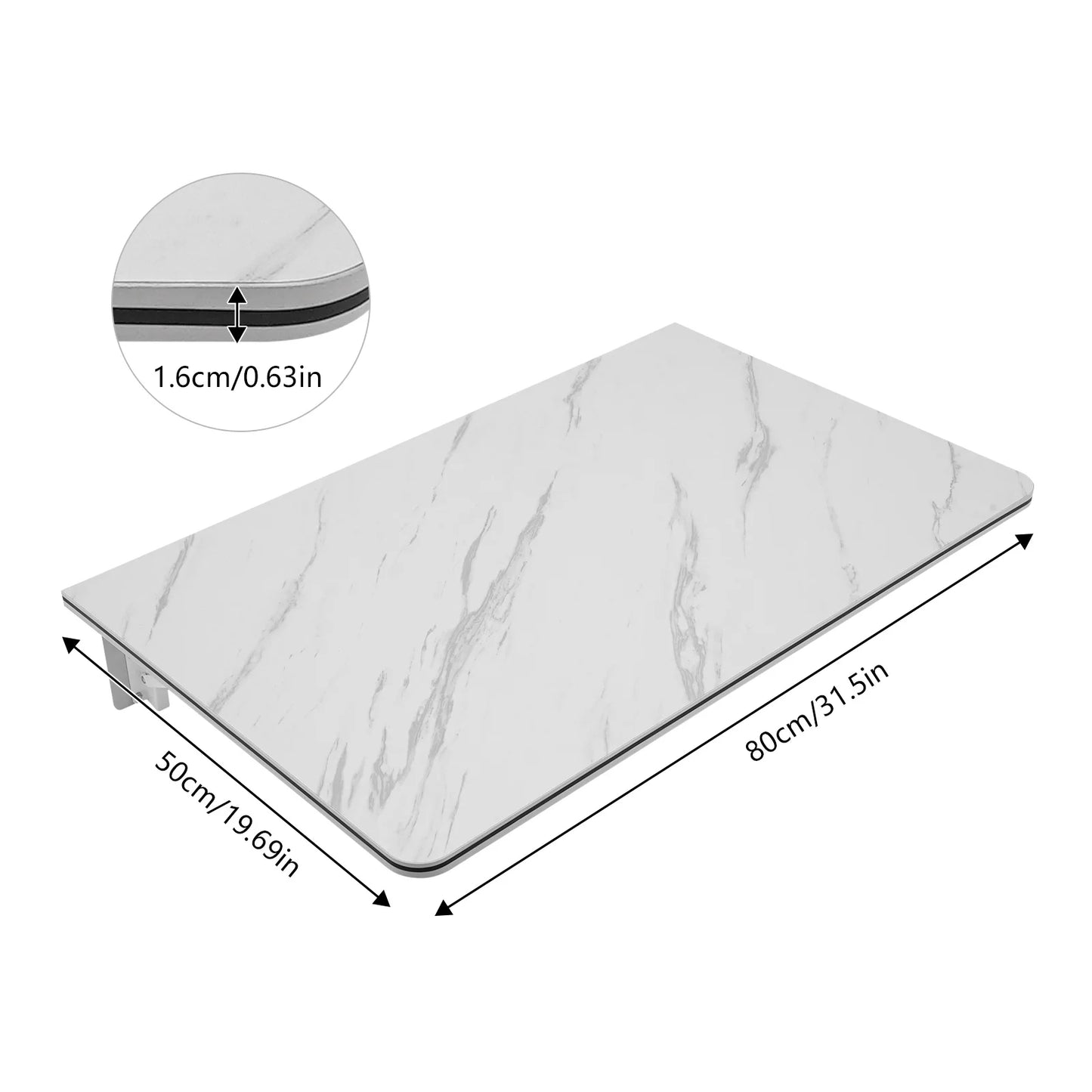 Folding Wall Desk Wall Mounted Foldable Table For Small Kitchen