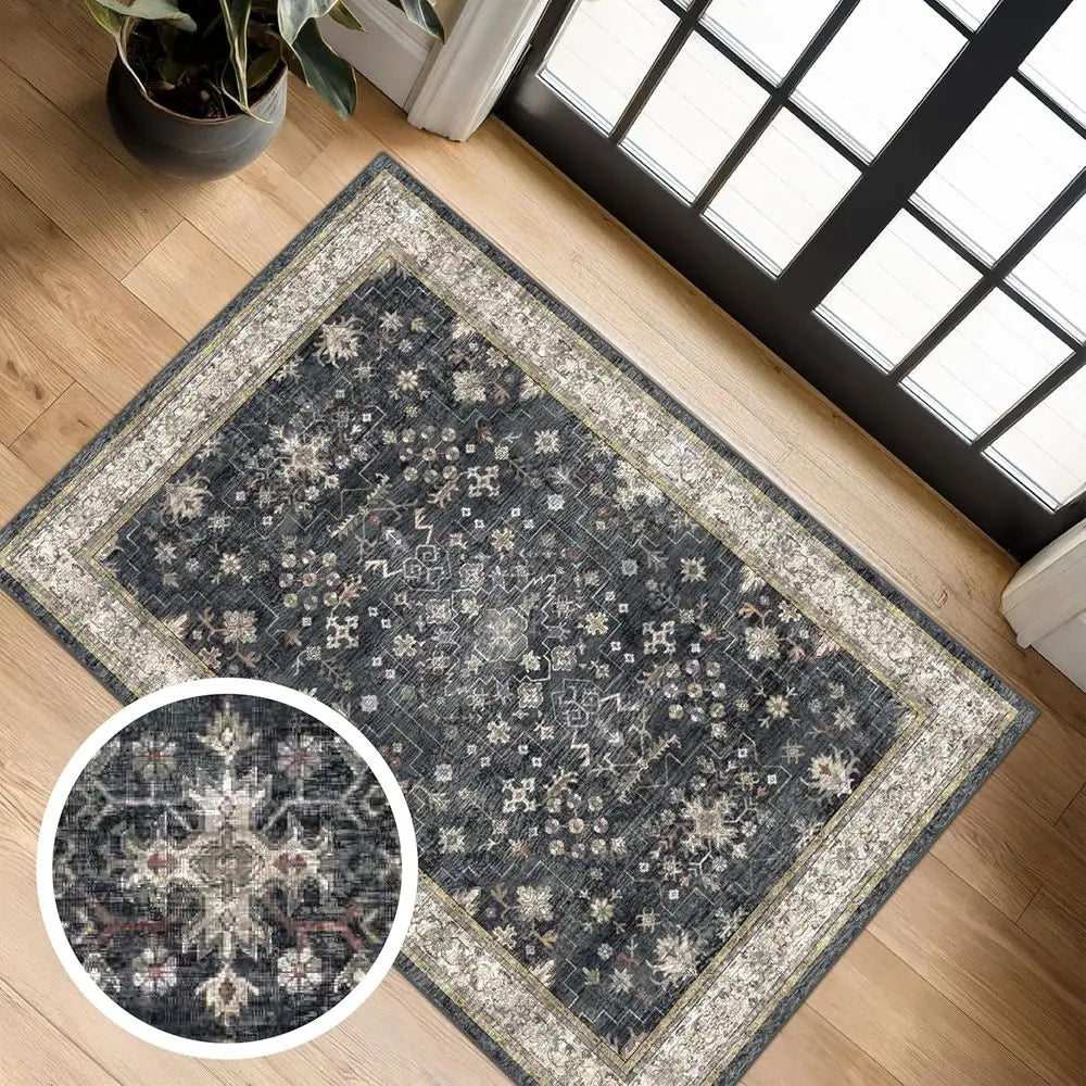 Entry Rug Non Slip Stain Resistant For Kitchen Bathroom Entrances