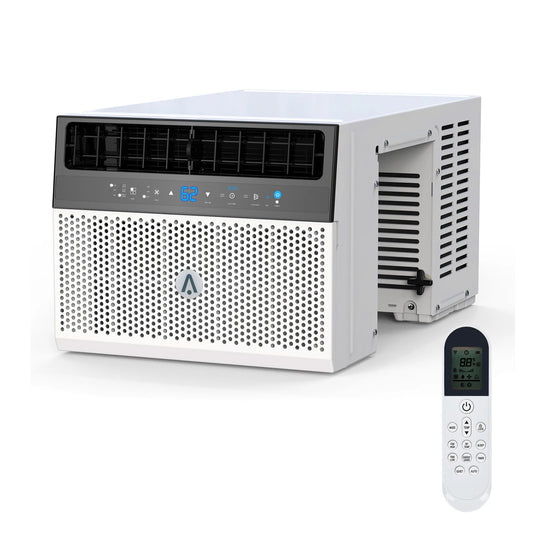 HiMISS 6000 BTU Window Air Conditioner With Washable Filter Quiet Operation