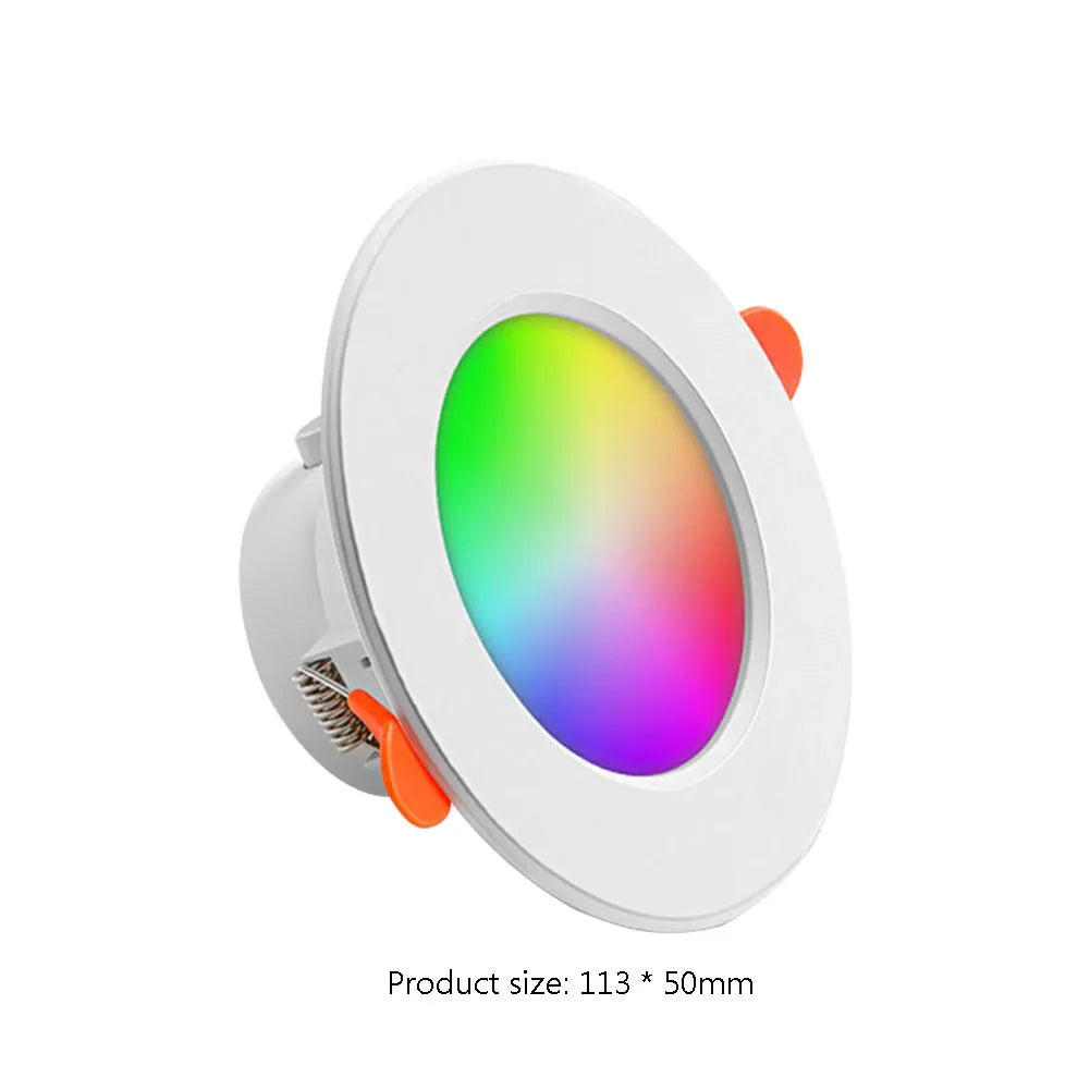 APWIKOGER Smart LED Downlight 10W RGB CCT Bluetooth Ceiling Lamp