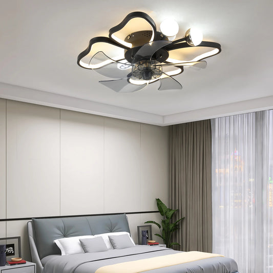 FAISHILAN Butterflies LED Ceiling Fan With Remote Control
