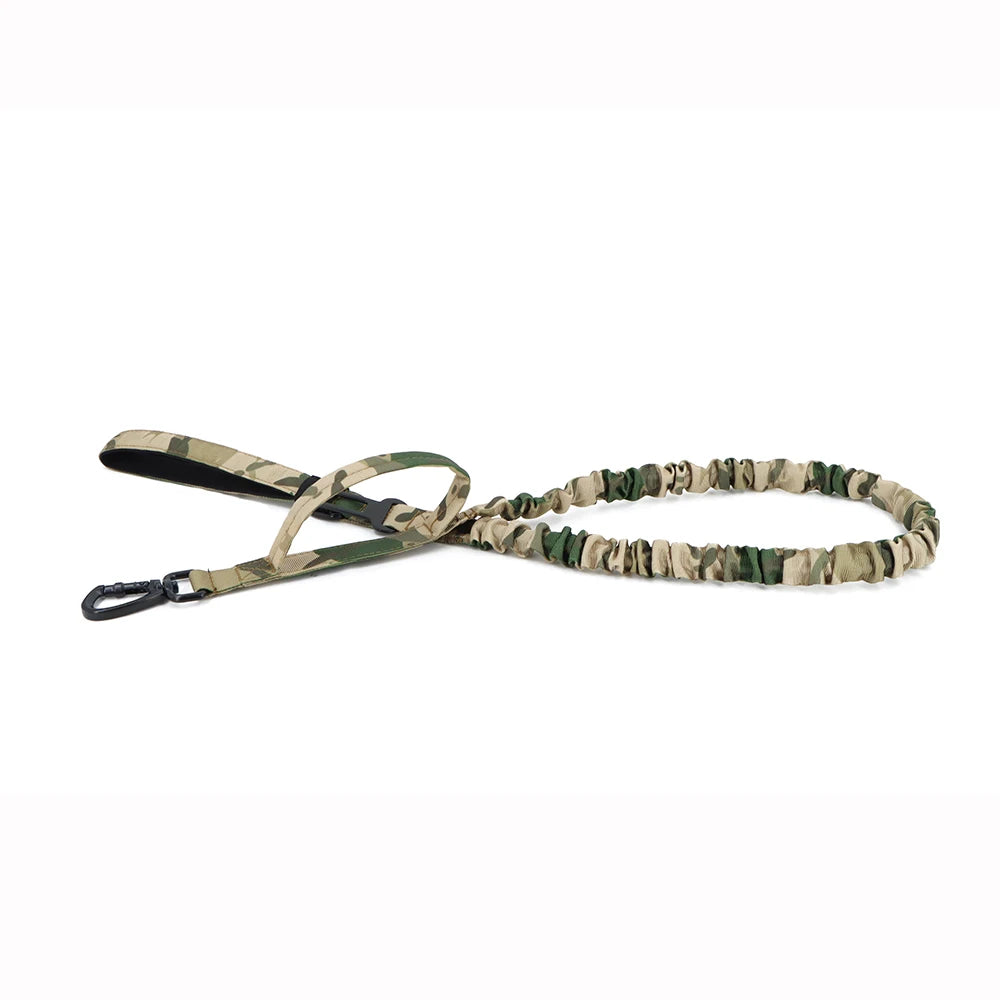PETRAVELC Military Dog Leash Adjustable Quick Release Dual Handles