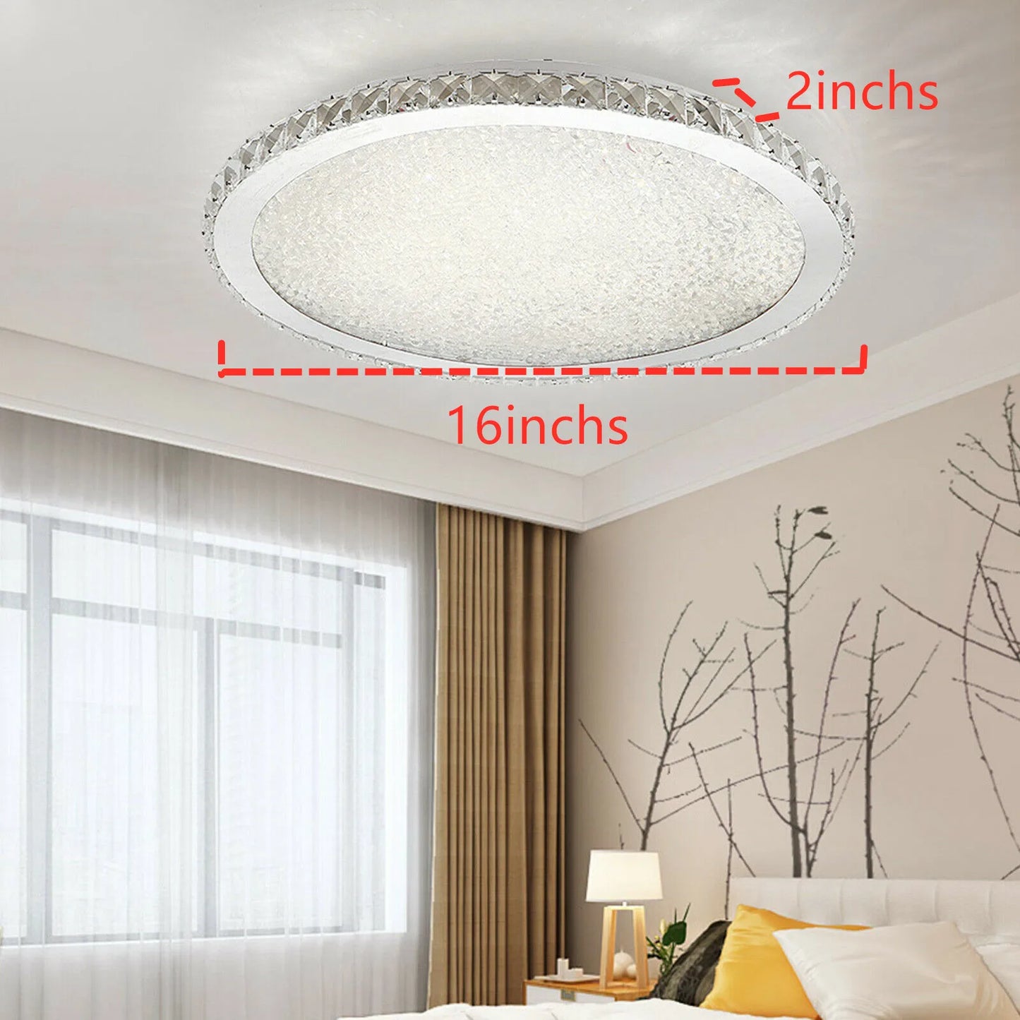 LOYALHEARTDY Modern Crystal Ceiling Light Pendant