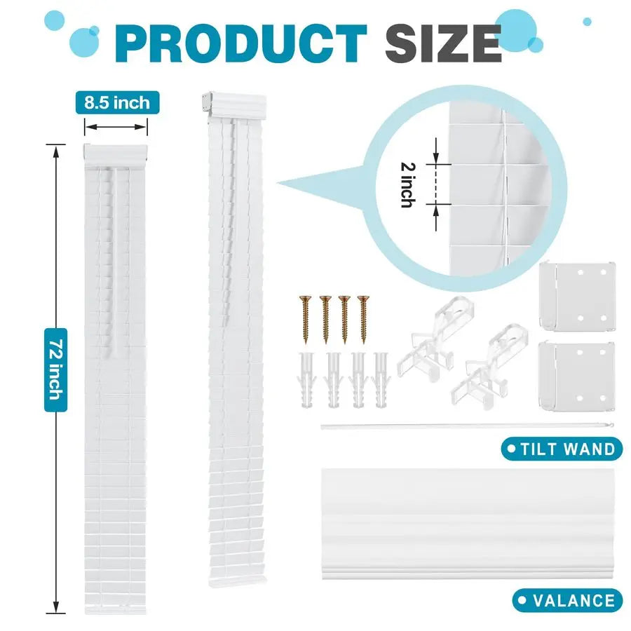 Cordless Sidelight Blinds For Front Door Faux Wood Adjustable Tilt