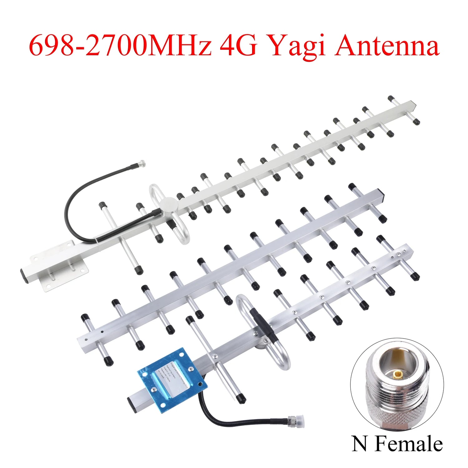 LYNNDM 19/20dBi Yagi Antenna 698-2700MHz N Female External Outdoor