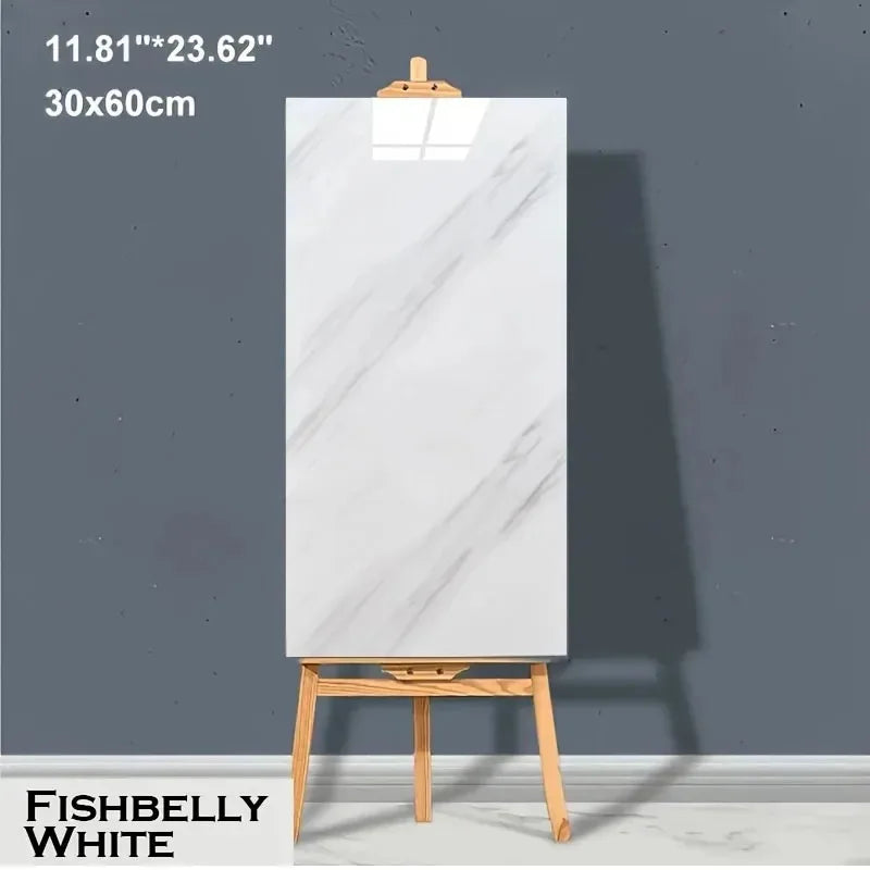 Marble PVC Self-Adhesive Floor Tiles Waterproof Peel Stick Removable