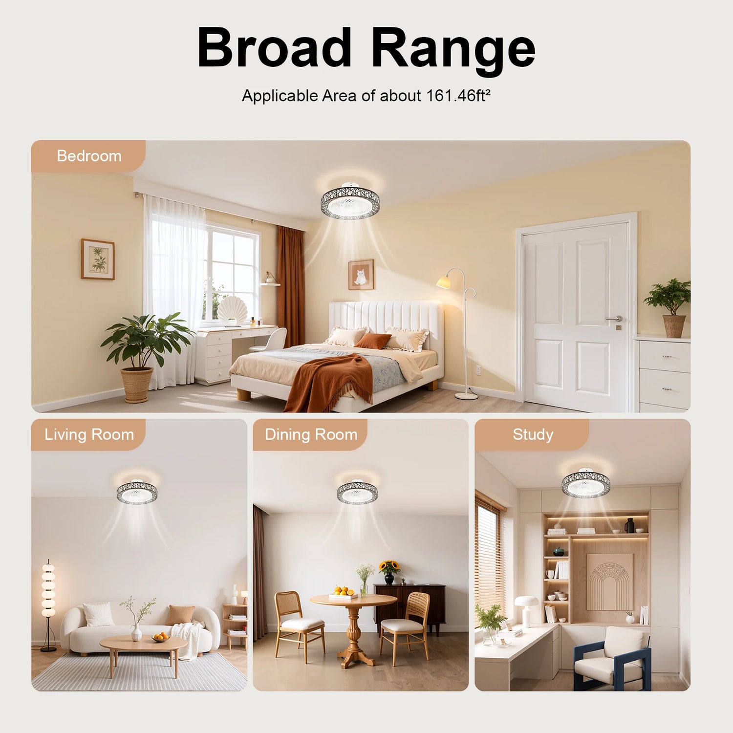 Modern Ceiling Fan Light With Remote Control For Living Spaces