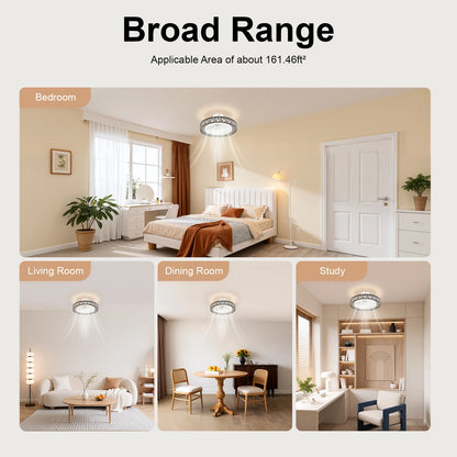 Modern Ceiling Fan Light With Remote Control For Living Spaces