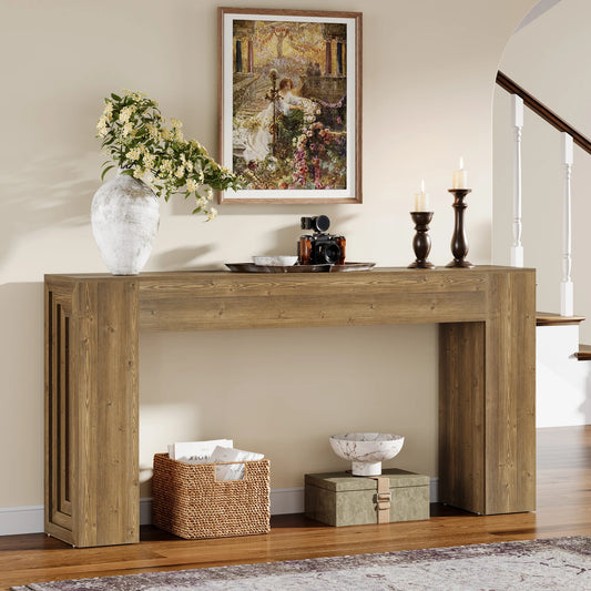 Tribesigns Farmhouse Console Table For Living Room And Entryway