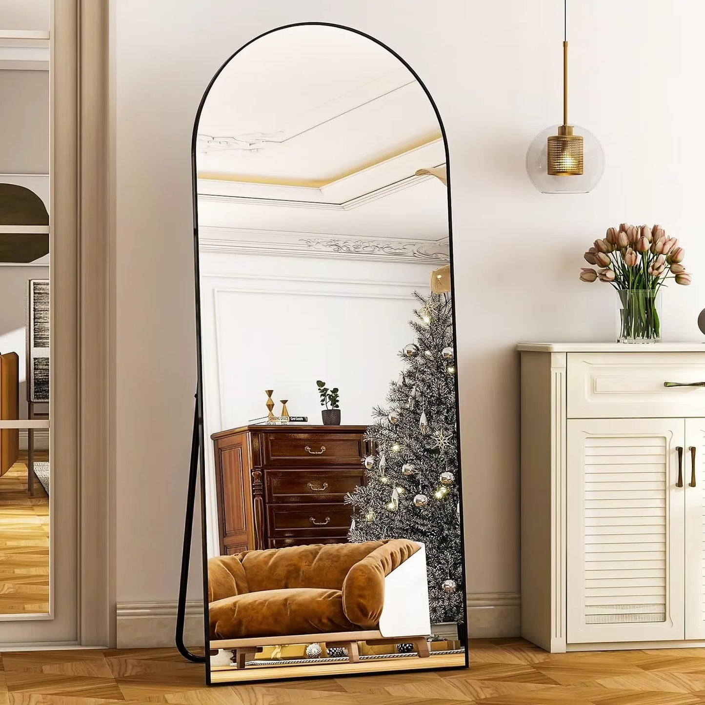 HARRITPURE Full Length Mirror With Aluminum Frame For Home