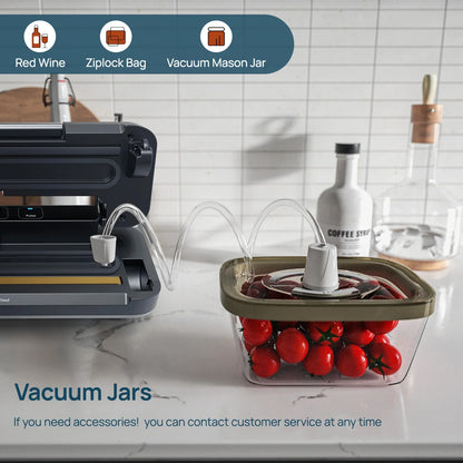 Vakumar VH1506 Vacuum Sealer Machine 80Kpa Stand Handle