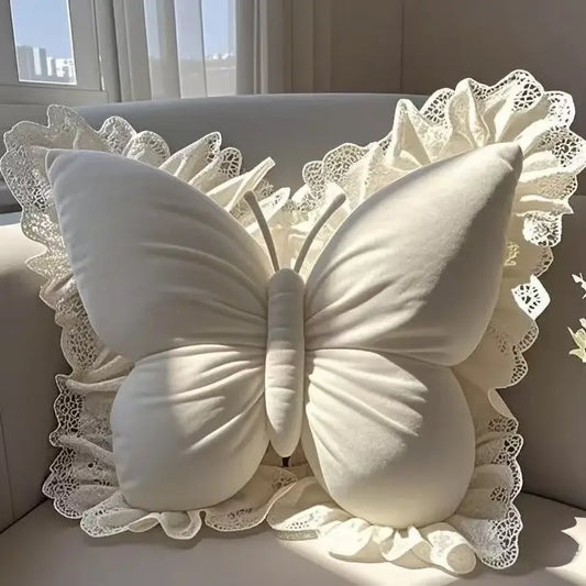 Princess Butterfly Office Pillow Cushion For Home And Travel