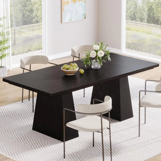 LITTLE TREE Dining Table For Four To Six Tapered Legs