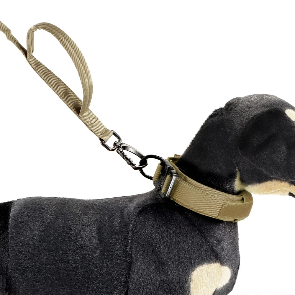 PETRAVELC Military Dog Leash Adjustable Quick Release Dual Handles