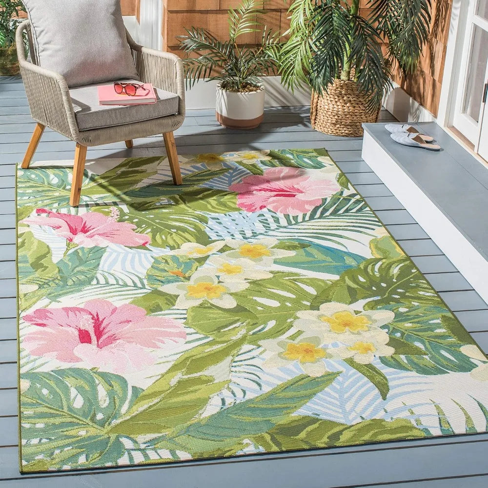 Non-Shedding Washable Outdoor Rug For Patio And Backyard