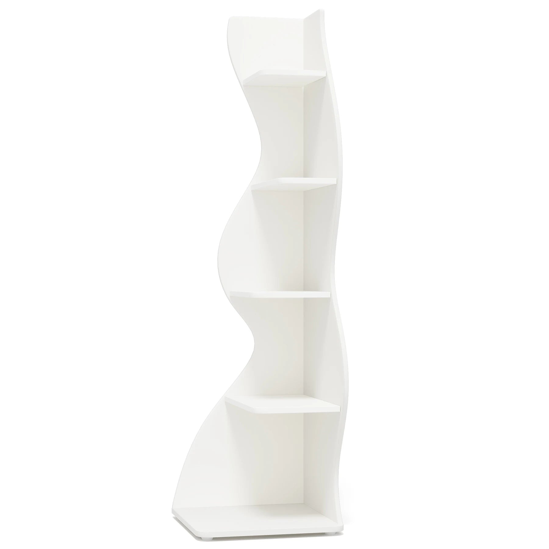 Tribesigns 5-Tier Corner Shelf Wall Bookcase and Plant Stand