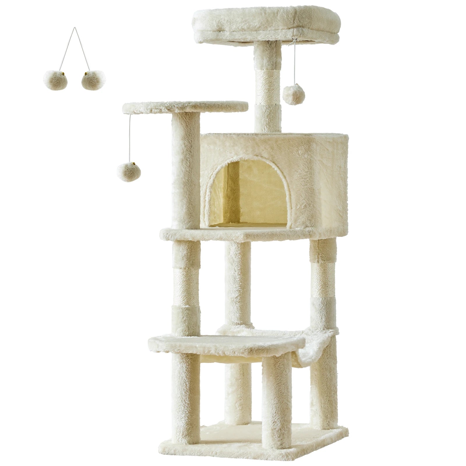 JHK Cat Tree Tower For Indoor MultiCat Scratching Posts