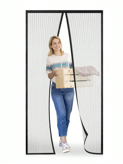 Summer Breathable Magnetic Mosquito Screen Door For Balcony Living Room