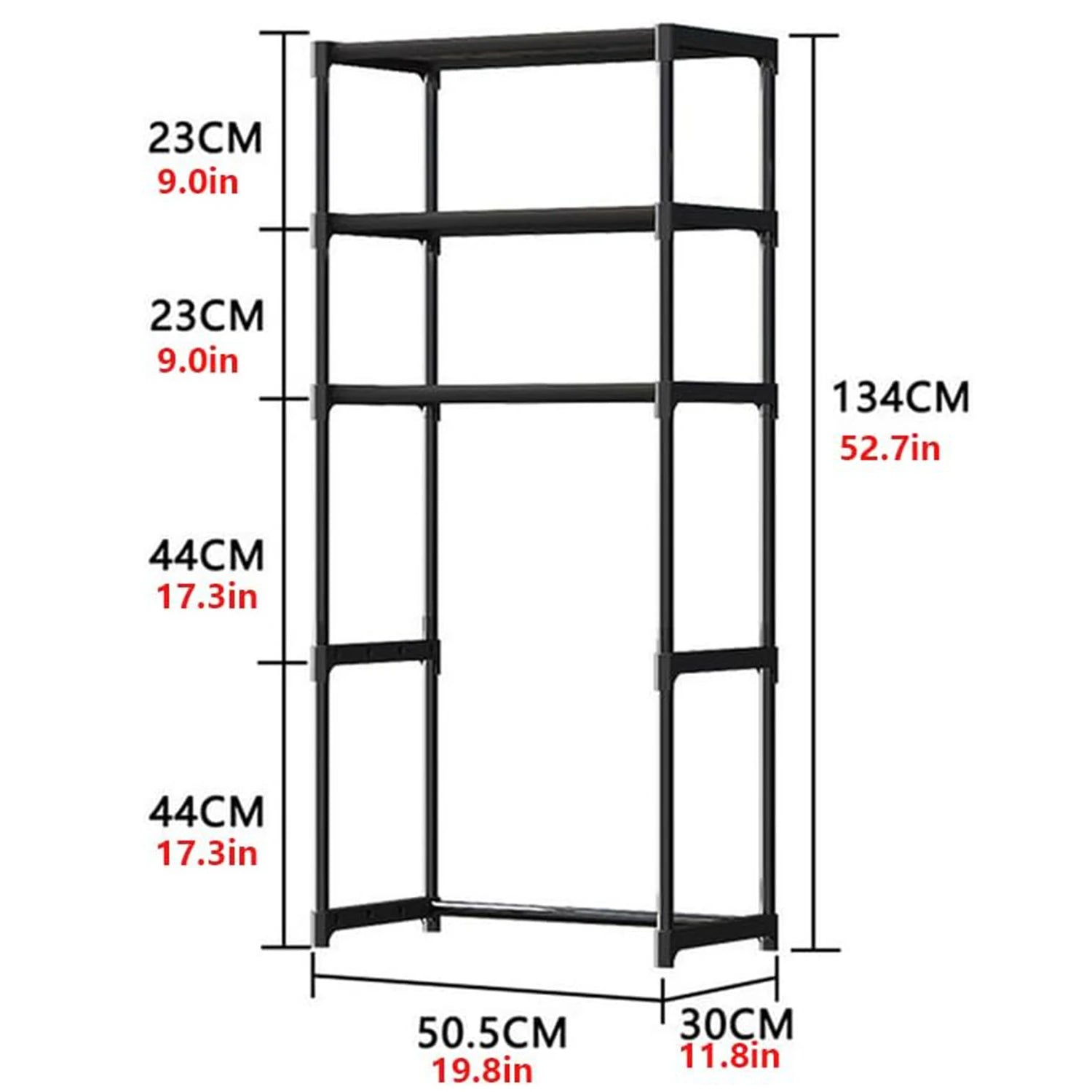 HiMISS Three Tier Over The Toilet Bathroom Storage Shelf