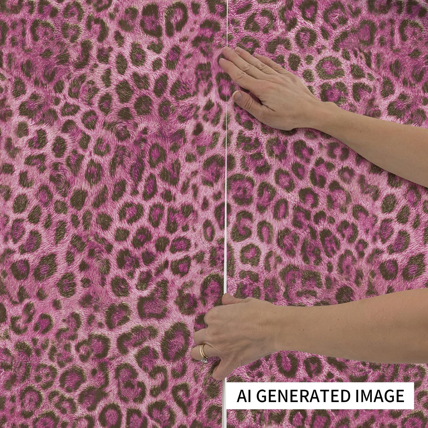 Peel And Stick Leopard Print PVC Wallpaper For Decor