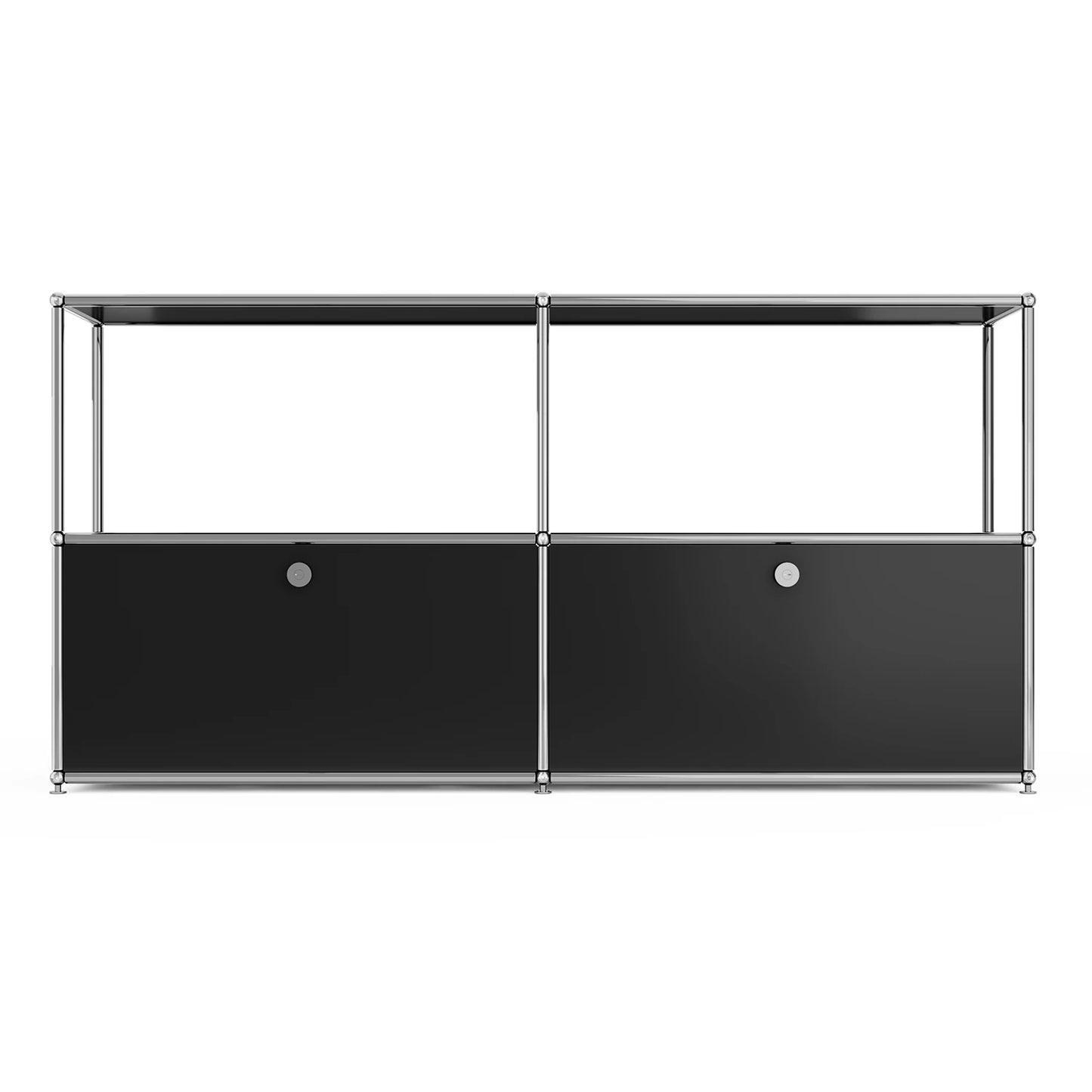 Modern TV Stand Storage Cabinet Stainless Steel Organizer