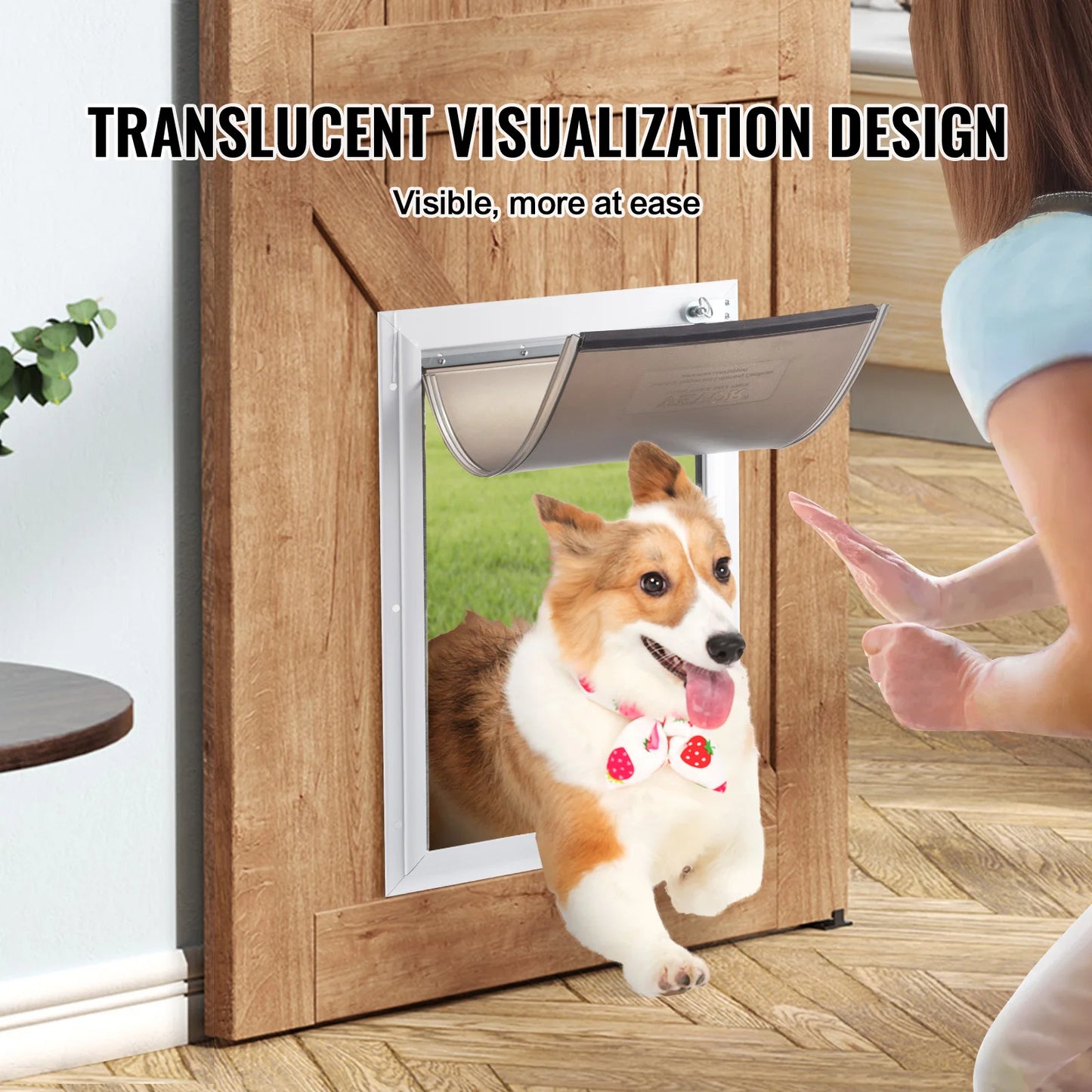 Pet Door Replacement Flap For Magnetic Strip Weatherproof Thickened PVC