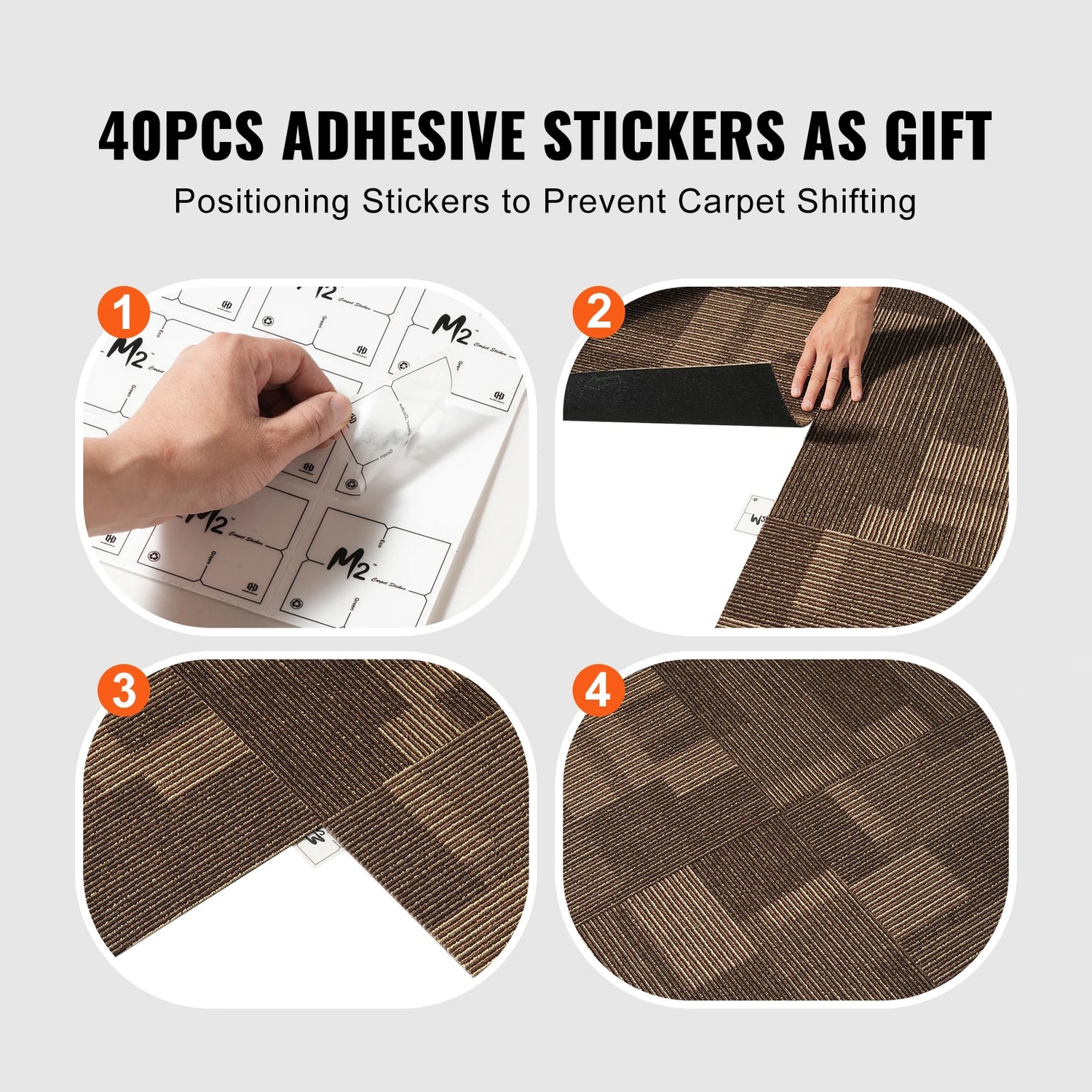 Padded Carpet Tiles For Soft And Anti Slip Indoor Flooring