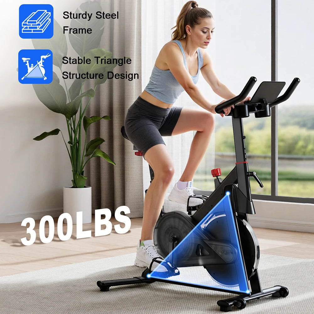 Superun 32 Level Magnetic Resistance Exercise Bike for Home
