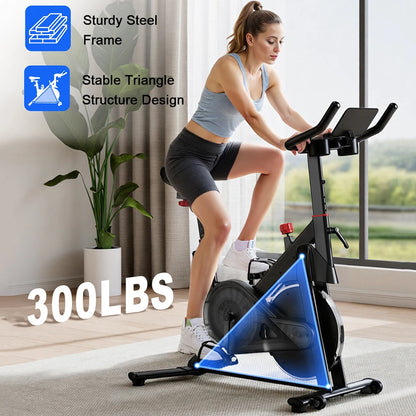 Superun 32 Level Magnetic Resistance Exercise Bike for Home