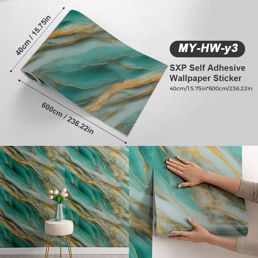 Self-Adhesive Marble Wall Sticker Peel And Stick For Indoor Use